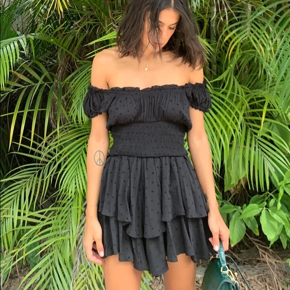Princess Polly Pants - Princess Polly Love Galore Romper Black